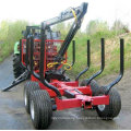 1 ton to 12 ton Log Loader with Crane ,Diesel Engine Wood Trailer with Crane